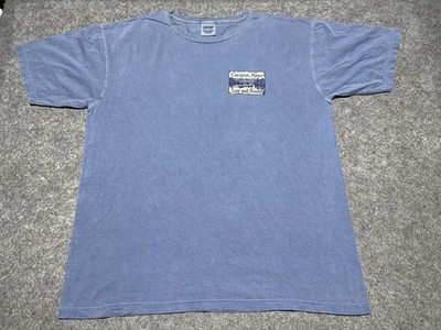 Cacapon River Lost and Found West Virginia Appalachian Mountains Blue Lg Shirt