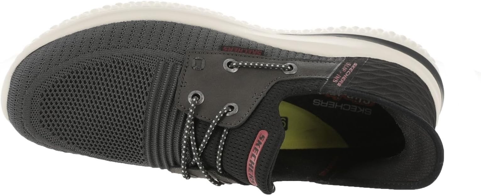Skechers Men's Delson 3.0-Roth 210606 Low Profile Bungee Lace Slip-Ins ...