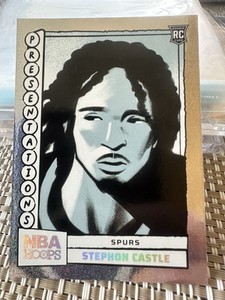 2024-25 NBA HOOPS Spurs Stephon Castle RC PRESENTATIONS #14