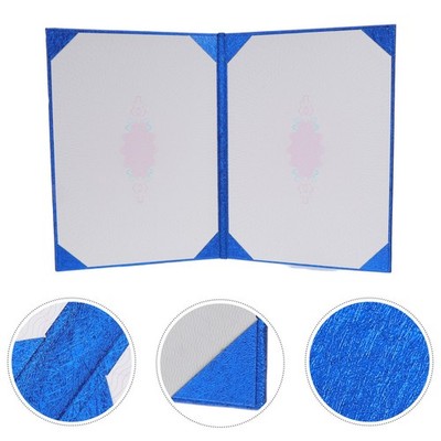 Certificate Cover Holder High School Diploma Document Folder