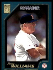 Jimy Williams 2001 Topps #326 Boston Red Sox MLB READ FREE SHIPPING AutographDen