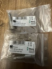 X2 Genuine Wera Stainless Steel Nut Setter Nut Driver 8 x 50 mm 3869/4