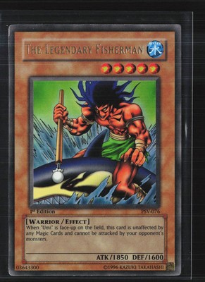the legendary fisherman yugioh card Yu-Gi-Oh! Pharaoh's Servant The Legendary Fisherman 1st Edition #PSV-076