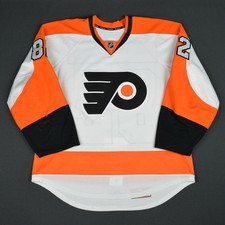 2015-16 Evgeny Medvedev Philadelphia Flyers Game Used Worn NHL Hockey Jersey