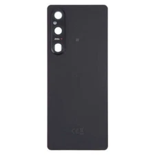 Original Battery Cover Rear Back Glass + Camera Lens (Black) For Sony Xperia 1 V