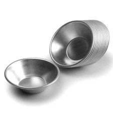 10PCS Chinese Tart Dish Biscuit Canned Pudding Tart Tray Tart Pan