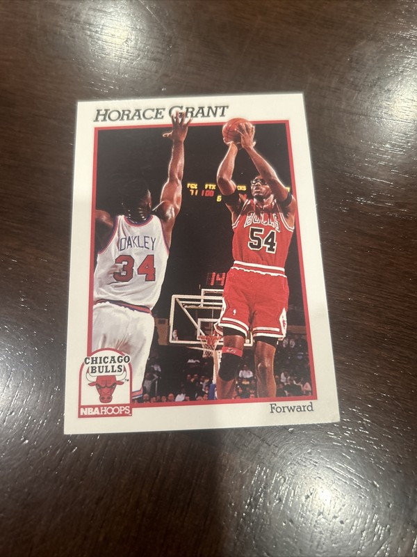 1991-92 NBA Hoops Horace Grant . Chicago Bulls #28