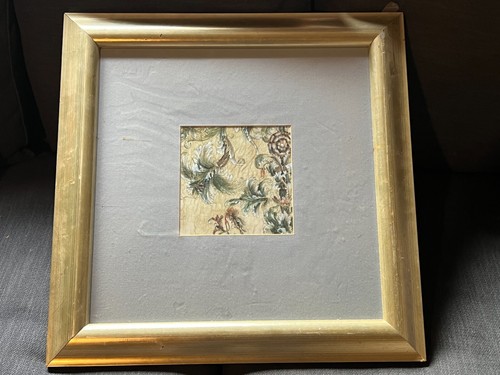 VINTAGE LARGE FRAMED PRINT WOOD FRAME CHINESE STYLE