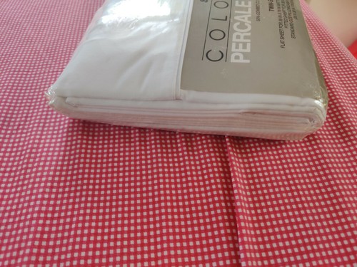 Sears Colormate Twin Sheet Set, winter white colorway - Picture 5 of 6