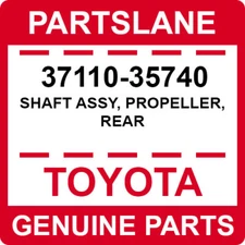37110-35740 Toyota OEM Genuine SHAFT ASSY, PROPELLER, REAR