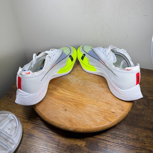 Nike ZoomX Vaporfly Next% 2 White White Volt Men's Size 11 Shoes CU4111-103 - Picture 3 of 8
