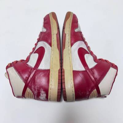 NIKE DUNK HI Original White x Red St. John's University US8.5 1985