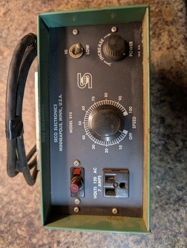 Seco Electronics Speed Controller Model 810 120v 7 amps - Picture 2 of 7