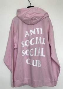 sudadera anti social social club rosa