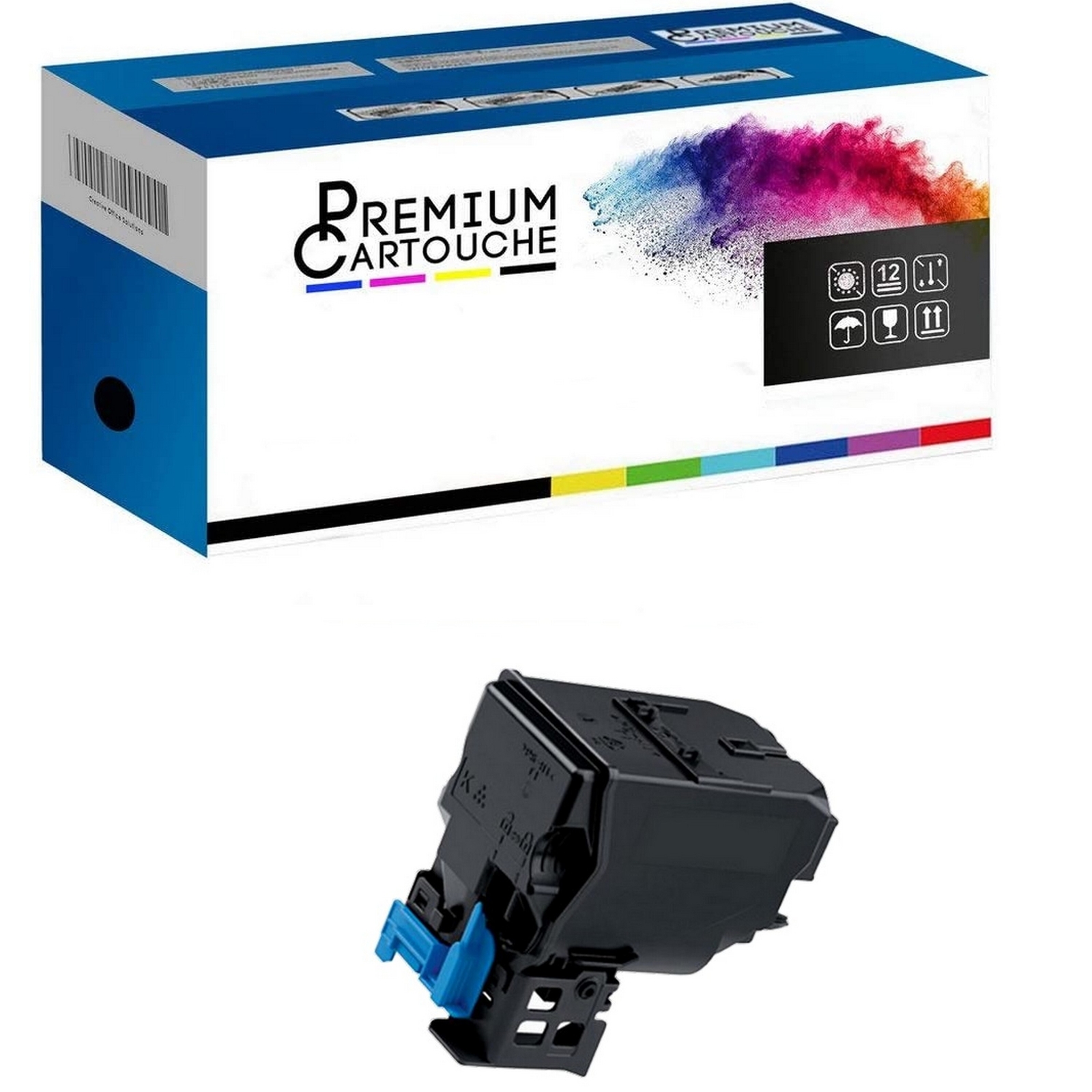 Toner noir TNP48 compatible avec imprimante Konica Minolta Bizhub