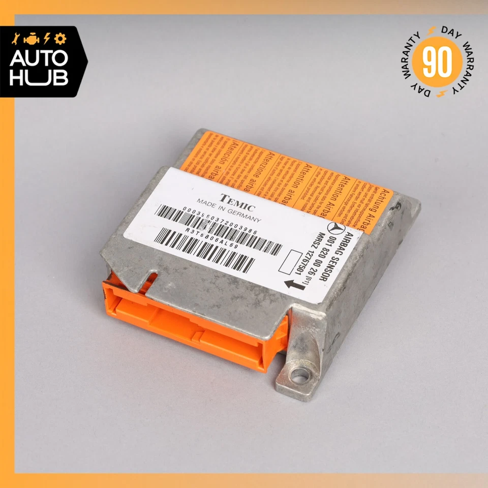 96-02 梅赛德斯 R129 SL320 E420 安全气囊安全气囊传感器 SRS 控制模块 原始设备制造商 — 第 3/4 张图片