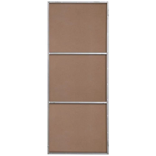 Elegant Decor Eternity 60" x 24" Contemporary Metal Frame Mirror in Silver - Picture 6 of 12