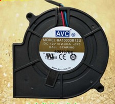 AVC Turbo Blower 9733 12V Cooling Fan BA10033B12S/U/G/M/H 2.4A/2.85A/4.5A