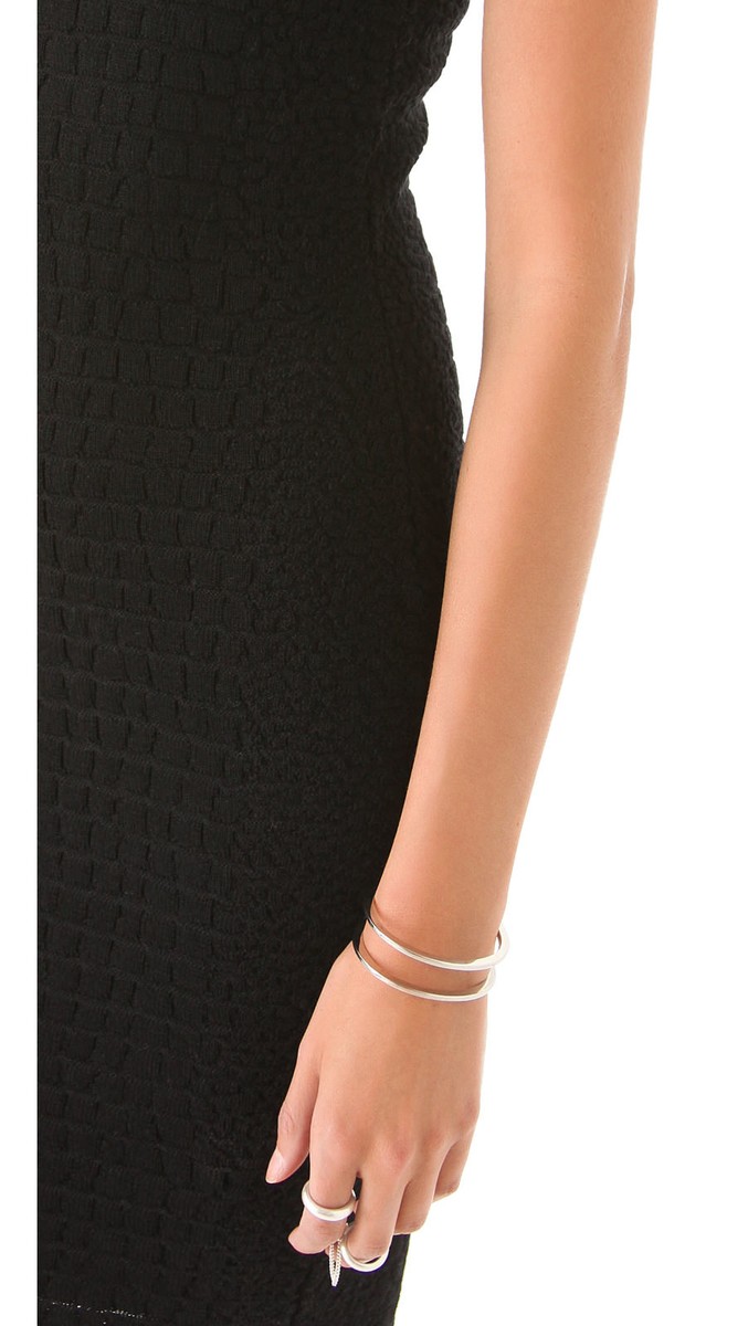 Robe Bodycon Alex Kramer En Laine Mérinos - Motif Crocodile Noir, Taille XS, Neuf Avec étiquettes