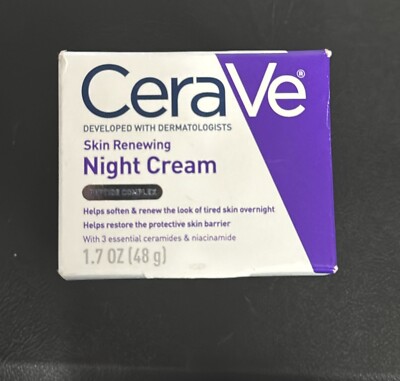 Cerave Skin Renewing NIGHT CREAM ~ 1.7 oz (c1)