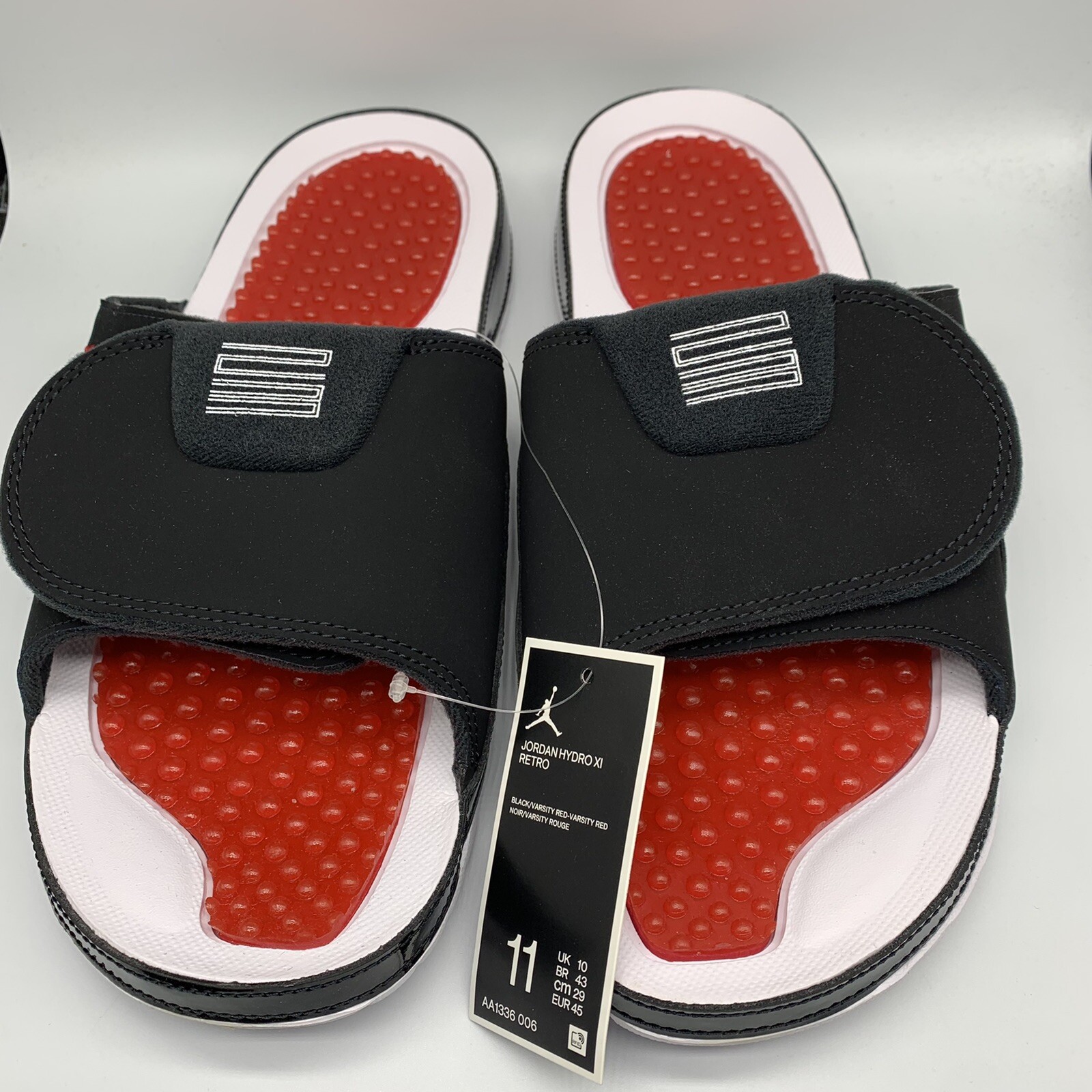 Air Jordan Hydro XI Retro Bred Slides Size 11 | eBay
