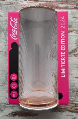 MC Donalds Coca Cola Glas 2024 Pink ⚡️KOSTENLOSER VERSAND⚡️
