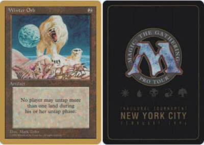 Winter Orb - Mark Justice - 1996 ~ Near Mint Pro Tour E MTG Magic UltimateMTG Ar