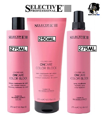 SELECTIVE PROFESSIONAL COLOR BLOCK SHAMPOO EQUALIZING CONDITIONER COLORED HAIR