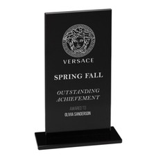 Any Event Hero Jet Black Glass Award 160mm