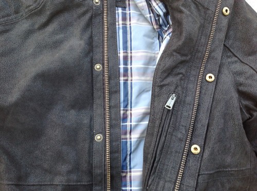 Bernardo Men's Fashion Authentic Leather Jacket, Black, Size M - Picture 6 of 8