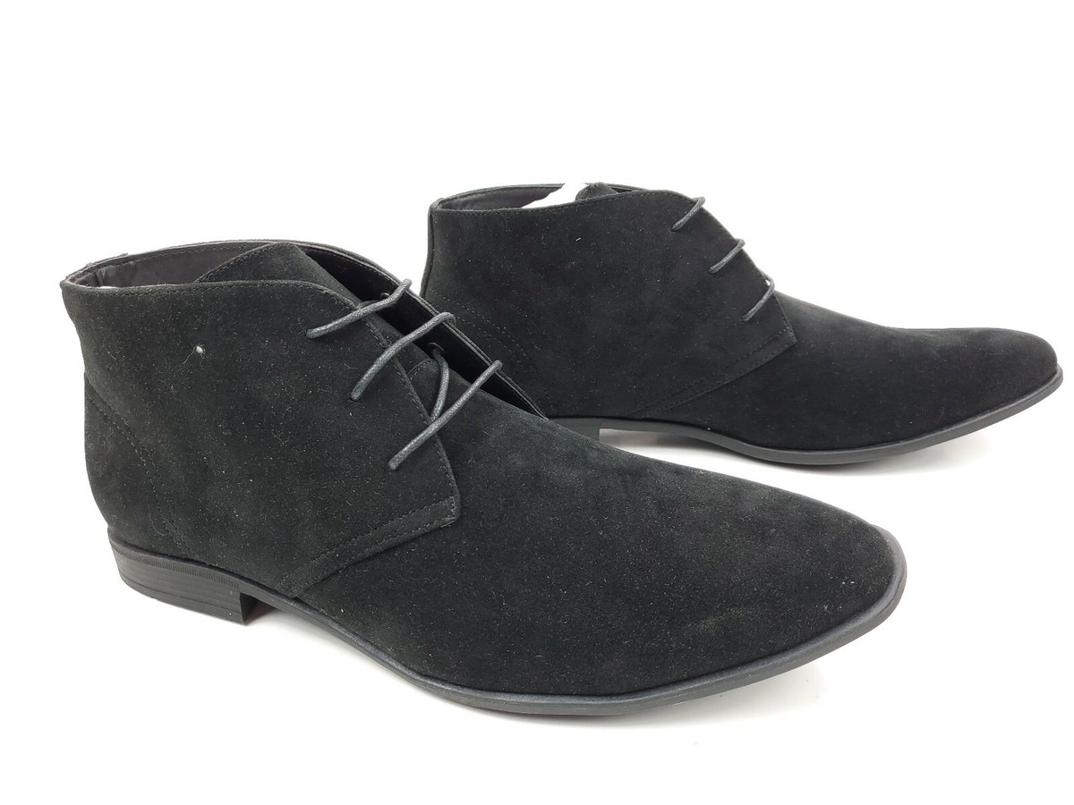 ASOS Design Black Chukka Faux Suede Size 12 UK 13 US Boots 