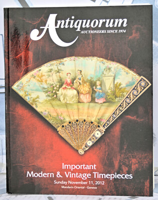 Sehr seltenes und nützliches Buch Antiquorum Katalog Auktion Uhren Genf 2012 Neuwertig