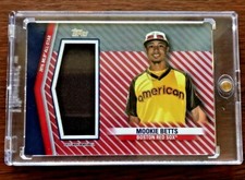 2020 Topps Update All-Star Stitches Jumbo Patch ASJ-MOB MOOKIE BETTS 4/5 - Sharp