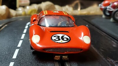 COX Ferrari Dino 166 Berlinetta Coupe Slot Car 1/24 scale Car #36