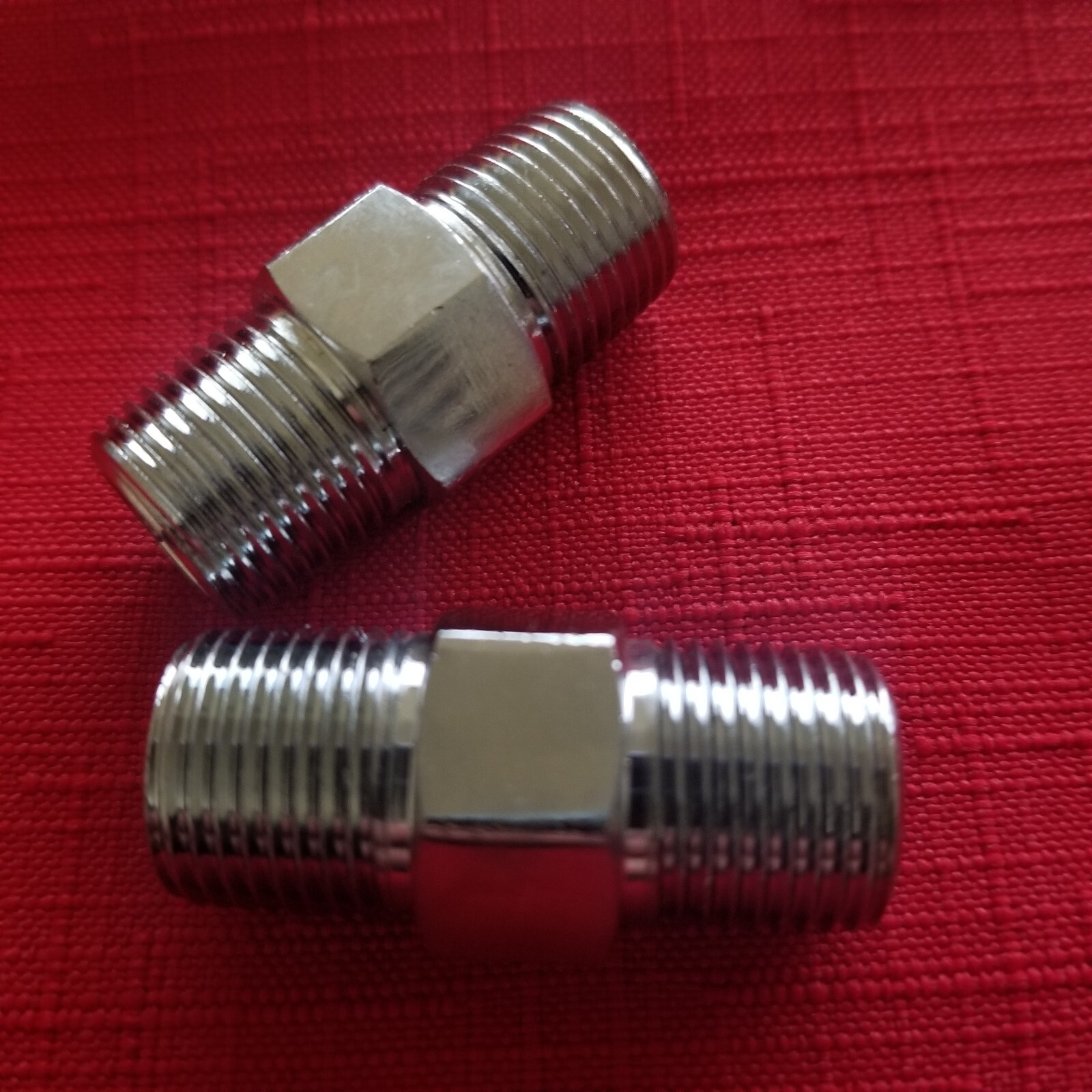 LOWRIDER HYDRAULICS Chrome Check Valve 3/8" male npt 3/8'' male npt