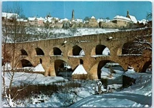 Postcard - Double Bridge - Rothenburg ob der Tauber, Germany