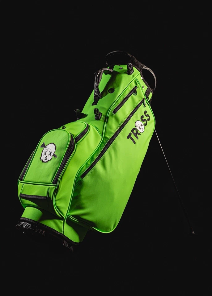 Luxury Golf Stand Bag - Tross Golf Neon Green - Image 3 of 3