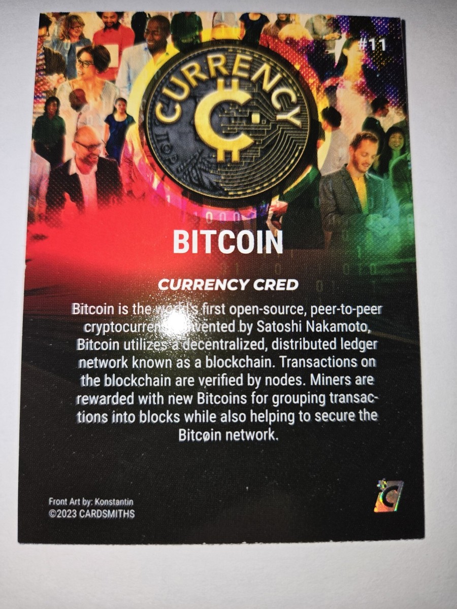 2023 Cardsmiths Currency Series 2 #11 BITCOIN RC | eBay