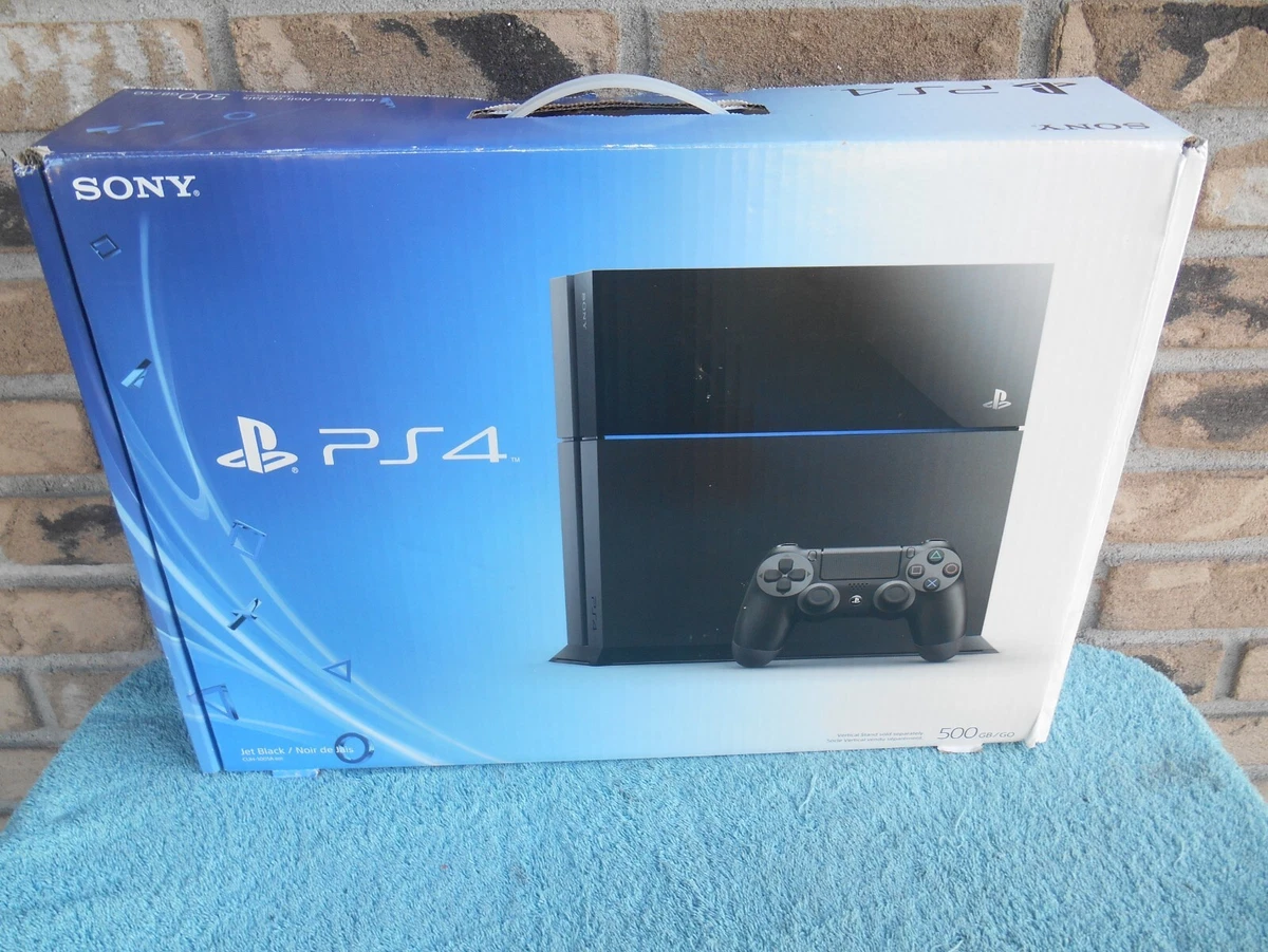Sony PlayStation 4 PS4 500GB EMPTY BOX ONLY! Black NO CONSOLE INCLUDED FOR SALES