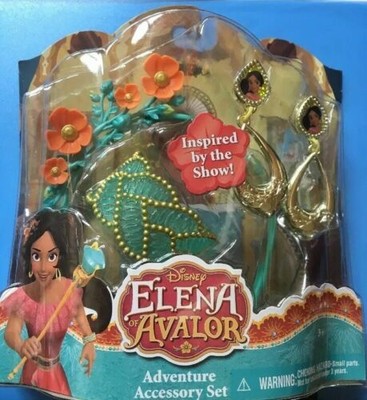 New Disney Elena Avalor Adventure Accessory Set (Necklace, Earrings