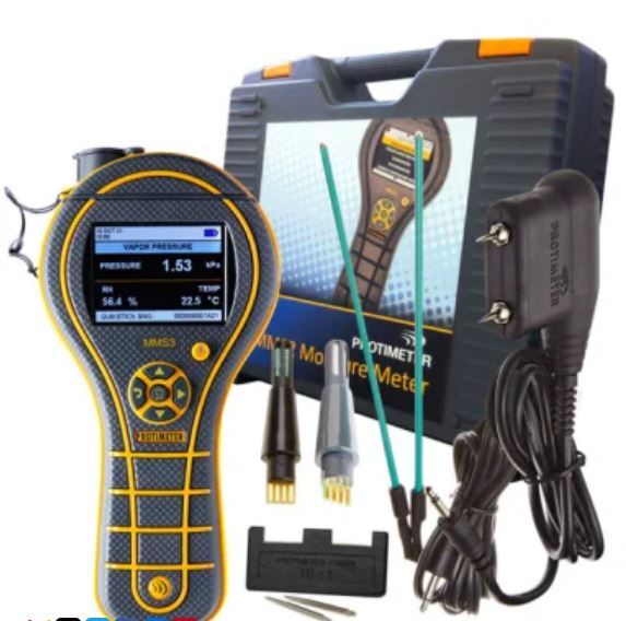 Protimeter MMS3 BLD9800-C-S Moisture Measurement System, Survey Kit