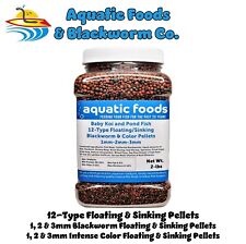 12-Type Floating Sinking Blackworm Intense Coloring Pellets Jar