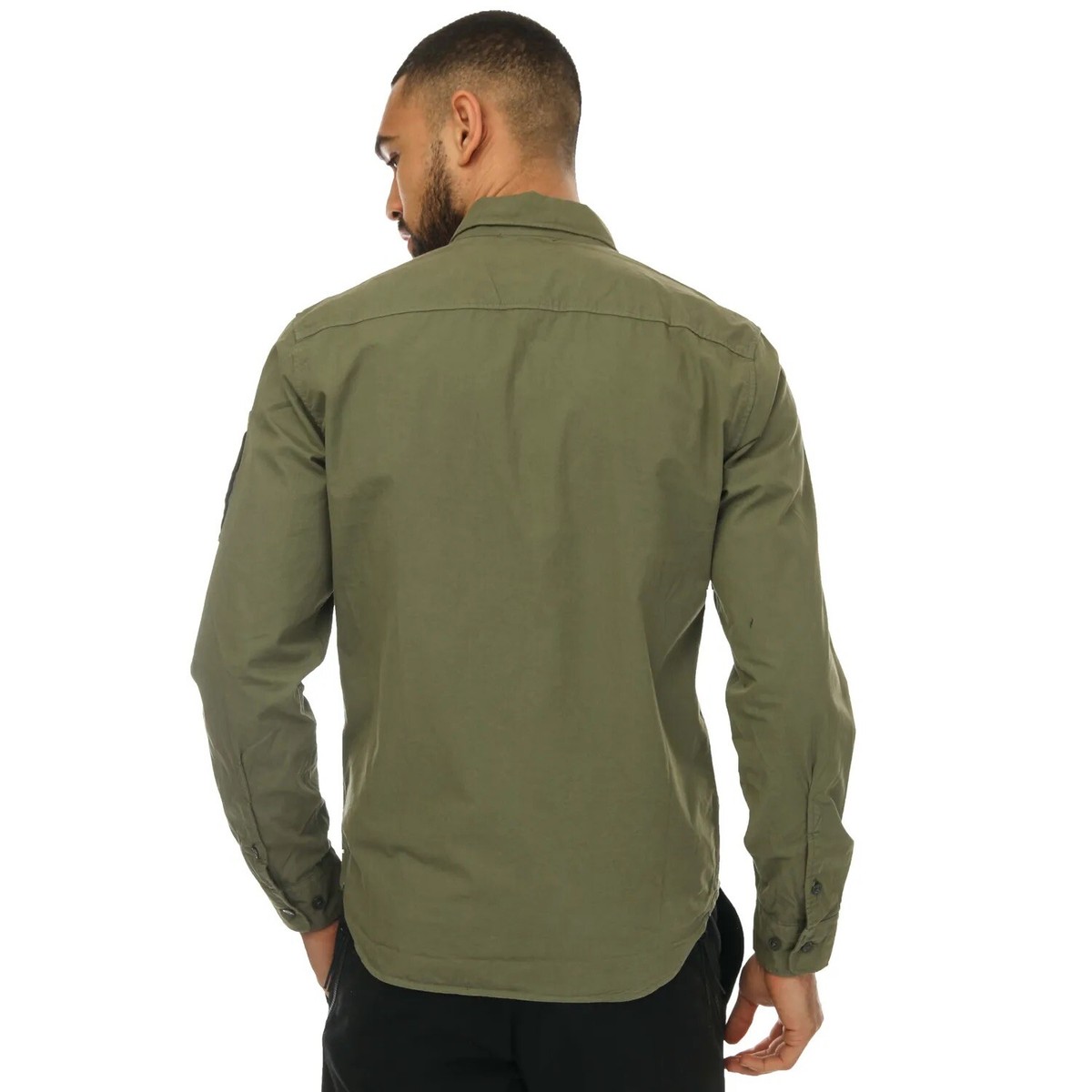 Men's C.P. Company Gabardine Fully Zipped Cotton Over Shirt Men's C.P. Company Gabardine Fully Zipped Cotton Over Shirt