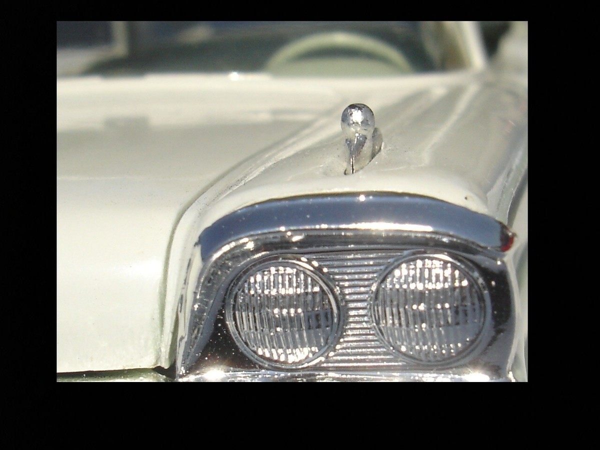 1959 AMT FORD FAIRLANE 500 PROMO CAR REPRO FENDER ORNAMENT