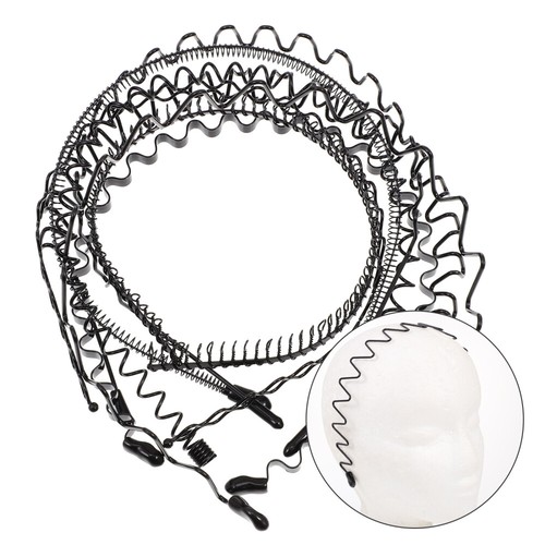 4 Pack Headband Hairpin Set Man Festival Accessories Hairbands Mens - Picture 3 of 12