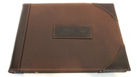 Game Register , Game Record Book Hand Made Leather & Canvas Hardback Large Brown Game Register , Game Record Book Hand Made Leather & Canvas Hardback Large Brown