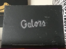 Florida Gators Logo NCAA Football Black Slate Stone Plate Tray Cheese Board 12x8