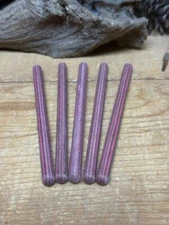 5- Dymondwood Charcoal/Pink Colored 5/16" Turkey Call Supplies Striker Dowels