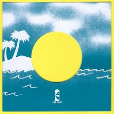 ISLAND blue turquoise REPRODUCTION RECORD COMPANY SLEEVES - pack of 10 