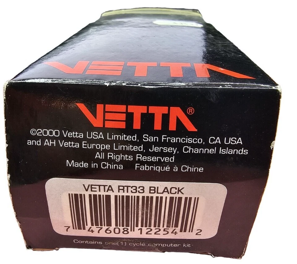 Vetta RT33 Cyclocomputer Odometer Black Color - Image 3 of 4